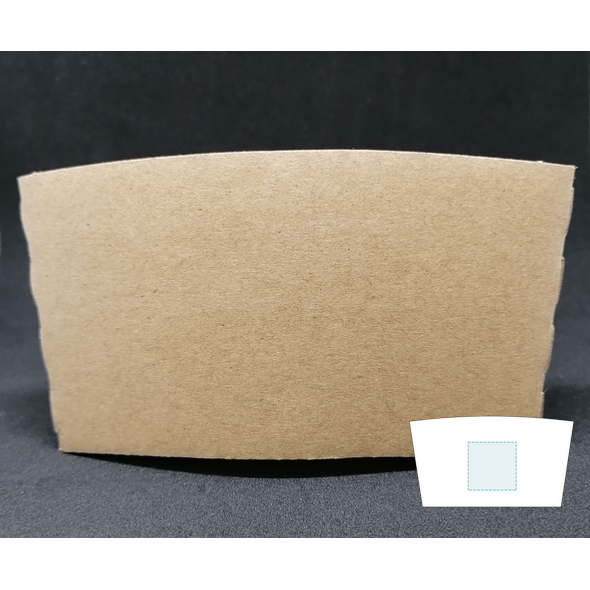 Manchon de tasse de boissons chaudes en carton jetable